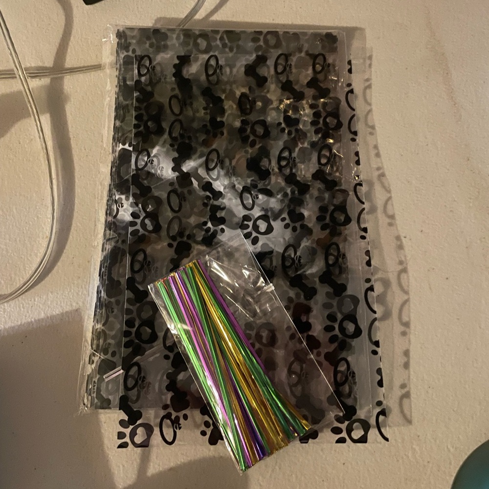 Dog Print Treat Bags